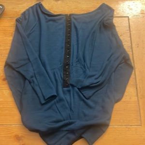 Lightweight sweater for spring with 3/4 length sleeves